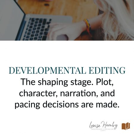 Developmental, structural, or story editing is the shaping stage where these plot, character, narration, and pacing decisions are made such that the reader is driven to turn the page and complete their experience.