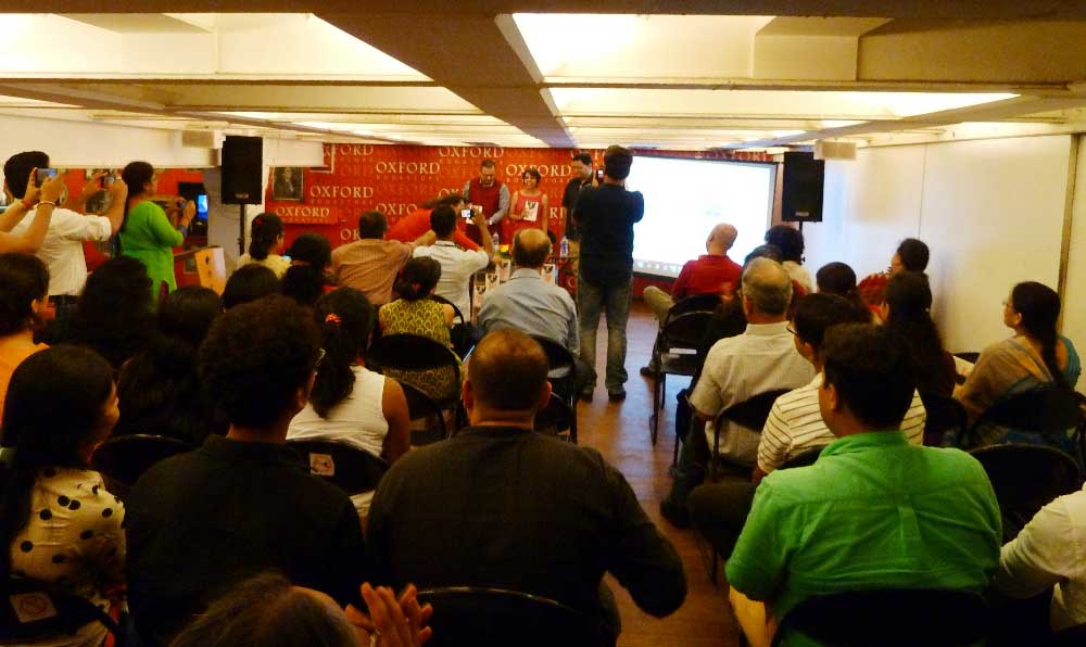 At the Calcutta launch of Memoirs of My Body.