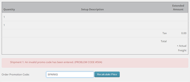 IngramSpark invalid promo code.