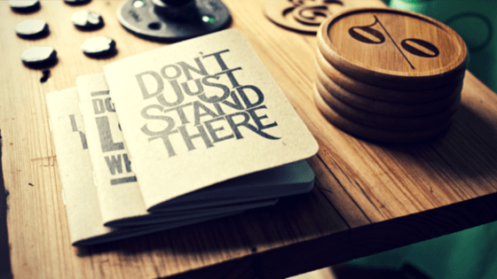 Grammar matters. Don't just stand there.