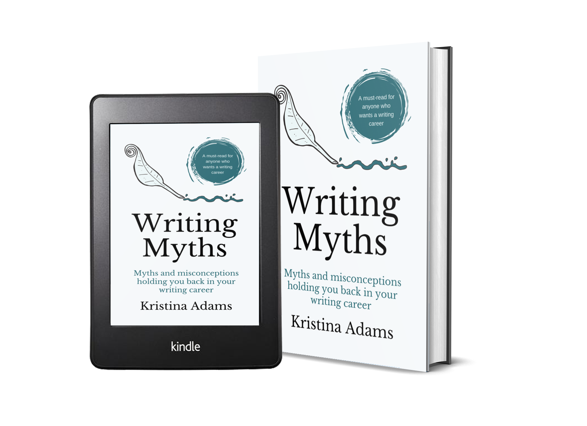 Writing Myths ebook and print cover mockup